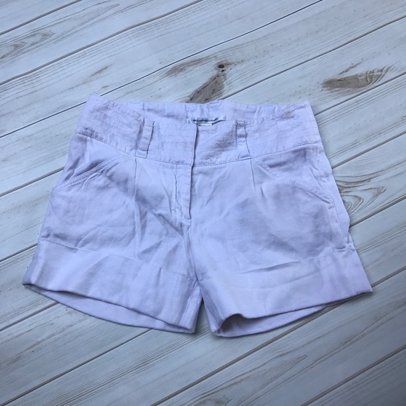 Diane Von Furstenberg Linen Shorts